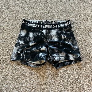 Tie dye under Armour shorts